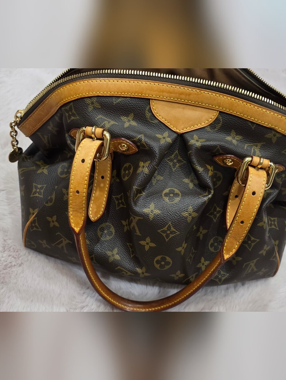 Louis Vuitton Monogram Canvas Brown Tote Bag - - Picture 9 of 17